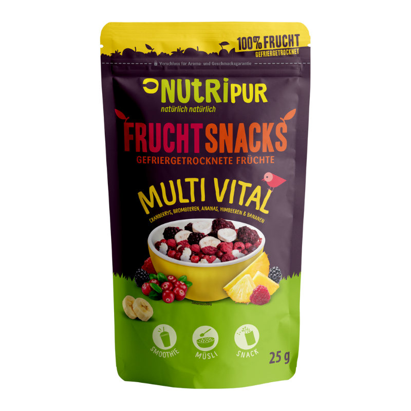 NUTRIPUR FRUCHTSNACKS FD Multi Vital 25 g