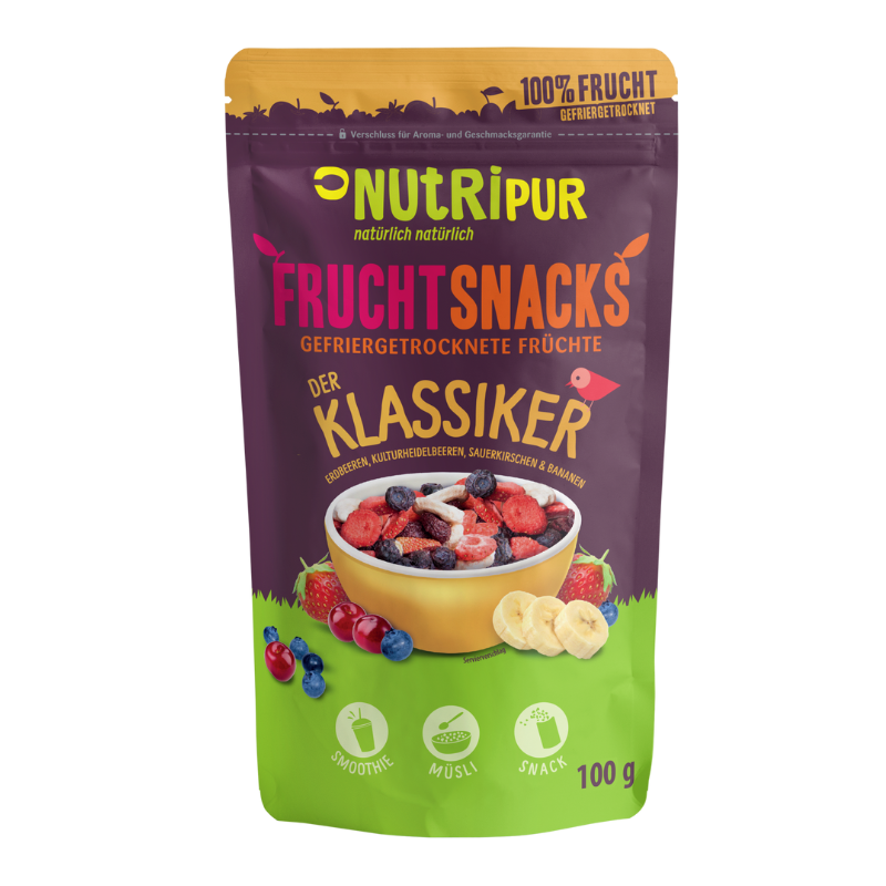 NUTRIPUR FRUCHTSNACKS FD Der Klassiker 100 g