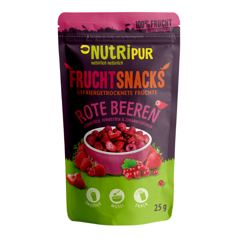 NUTRIPUR FRUCHTSNACKS FD Rote Beer. Mix 100 g