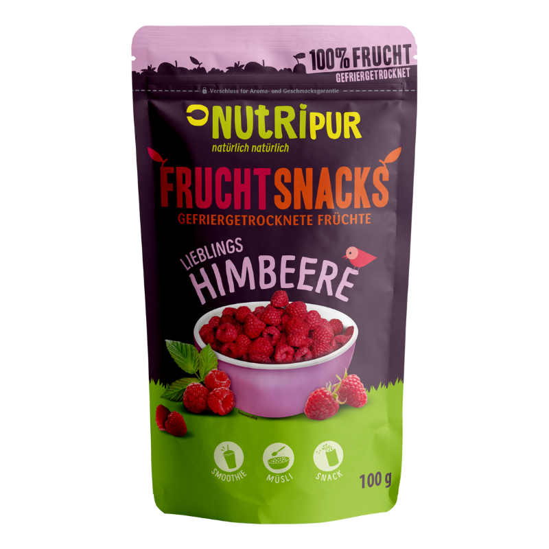 NUTRIPUR FRUCHTSNACKS FD Himbeeren 100 g