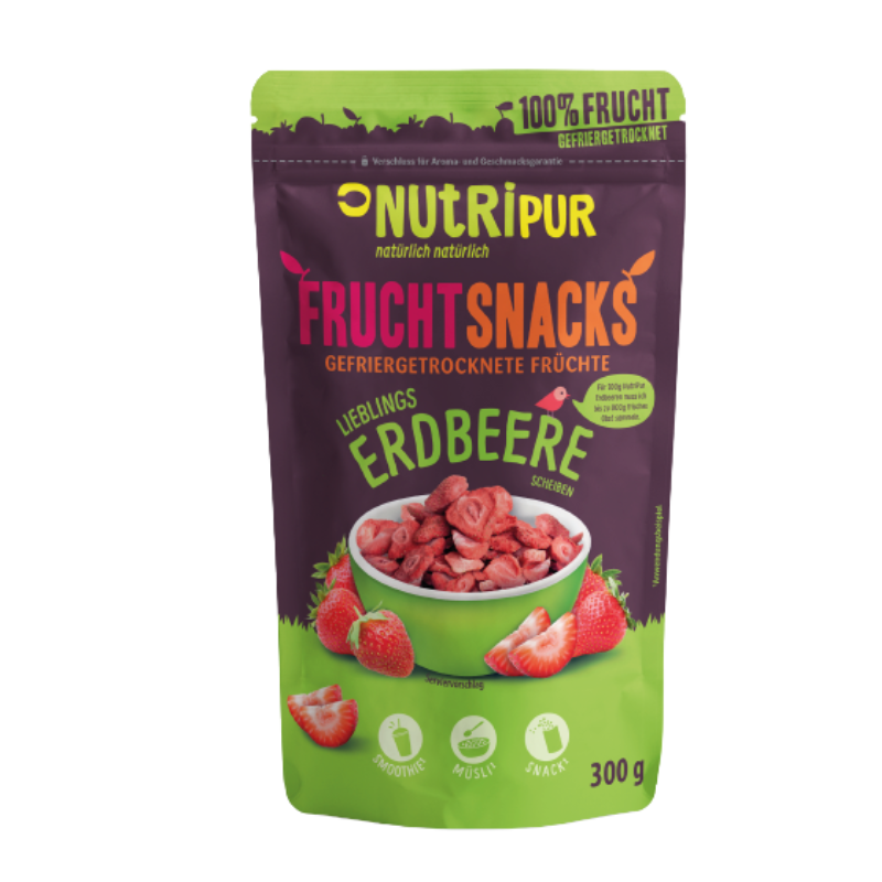 FRUCHTSNACKS FD Erdbeeren 300g BT