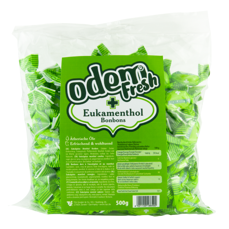 ODEM Eukamenthol Hartk. 500g BT