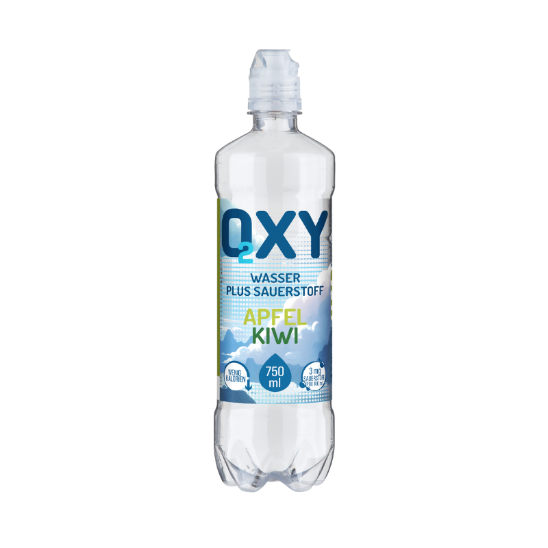 OXY Sauerst.wa. Apf Kiwi 0,75l DPG PETFL 750 ml Flasche (einwegpfandpflichtig)