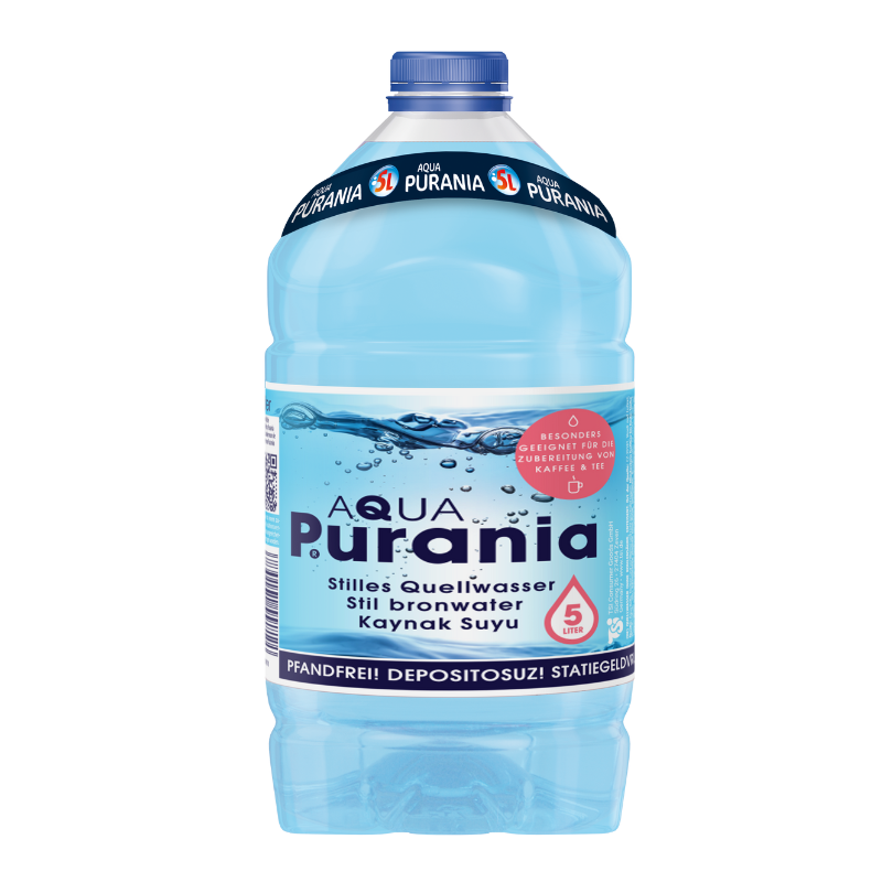 wie lange kann man quellwasser aufbewahren PURANIA Quellwasser 5l KANN