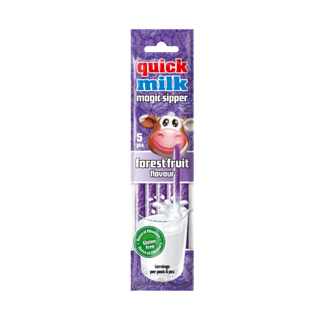 QUICK MILK Trinkhalme Forest Fruit 30gPK
