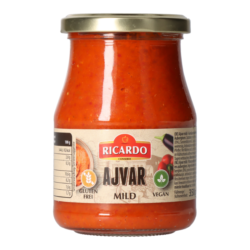 RICARDO Ajvar Mild 350g GL