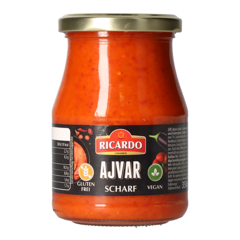 RICARDO Ajvar Scharf 350g GL