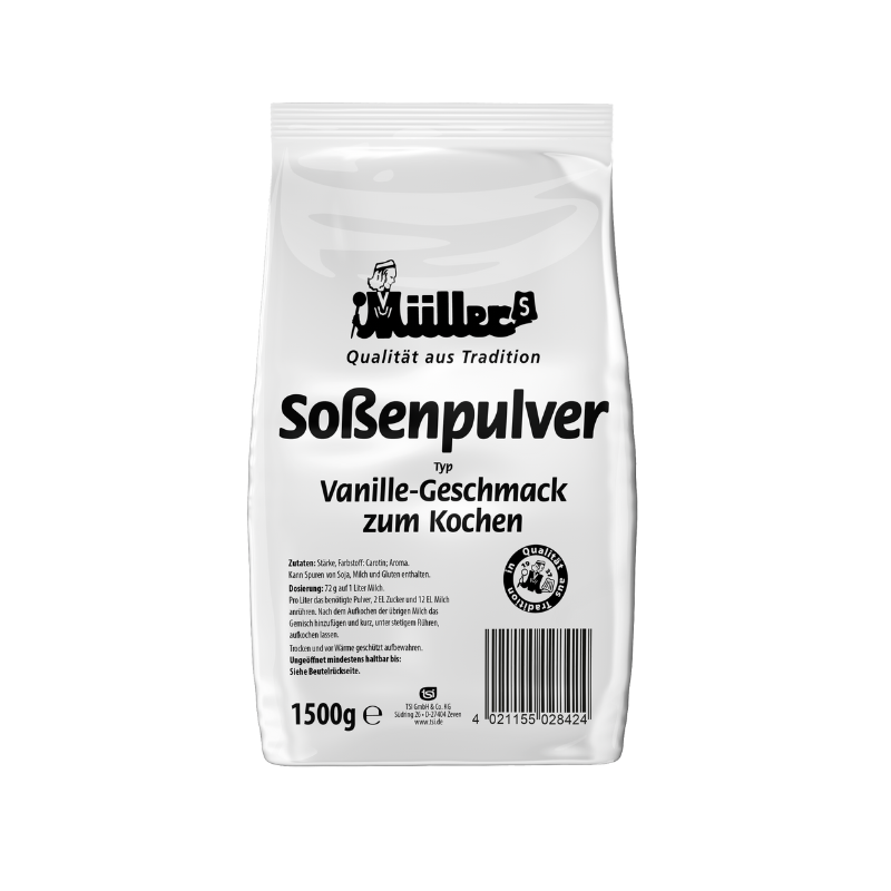 MÜLLERS Dessertsoße Vanille z.K 1,5kg BT