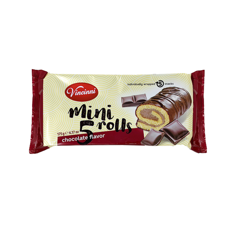 VINCINNI Mini 5 Rolls Schoko 175g PK