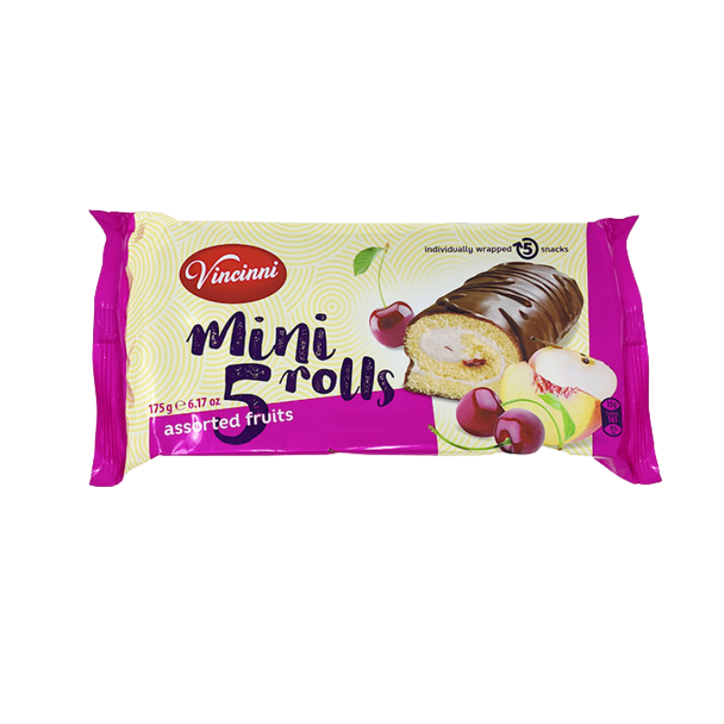VINCINNI Mini 5 Rolls Fruchtmix 175g PK