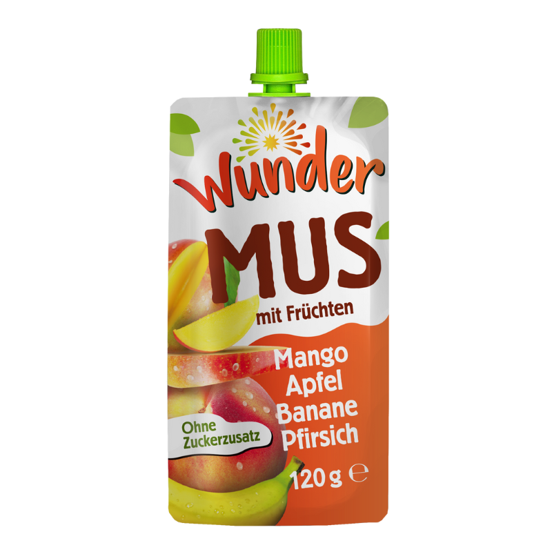 WUNDER Mus Mango-Apf.-Ban.- Pfi. 120g BT
