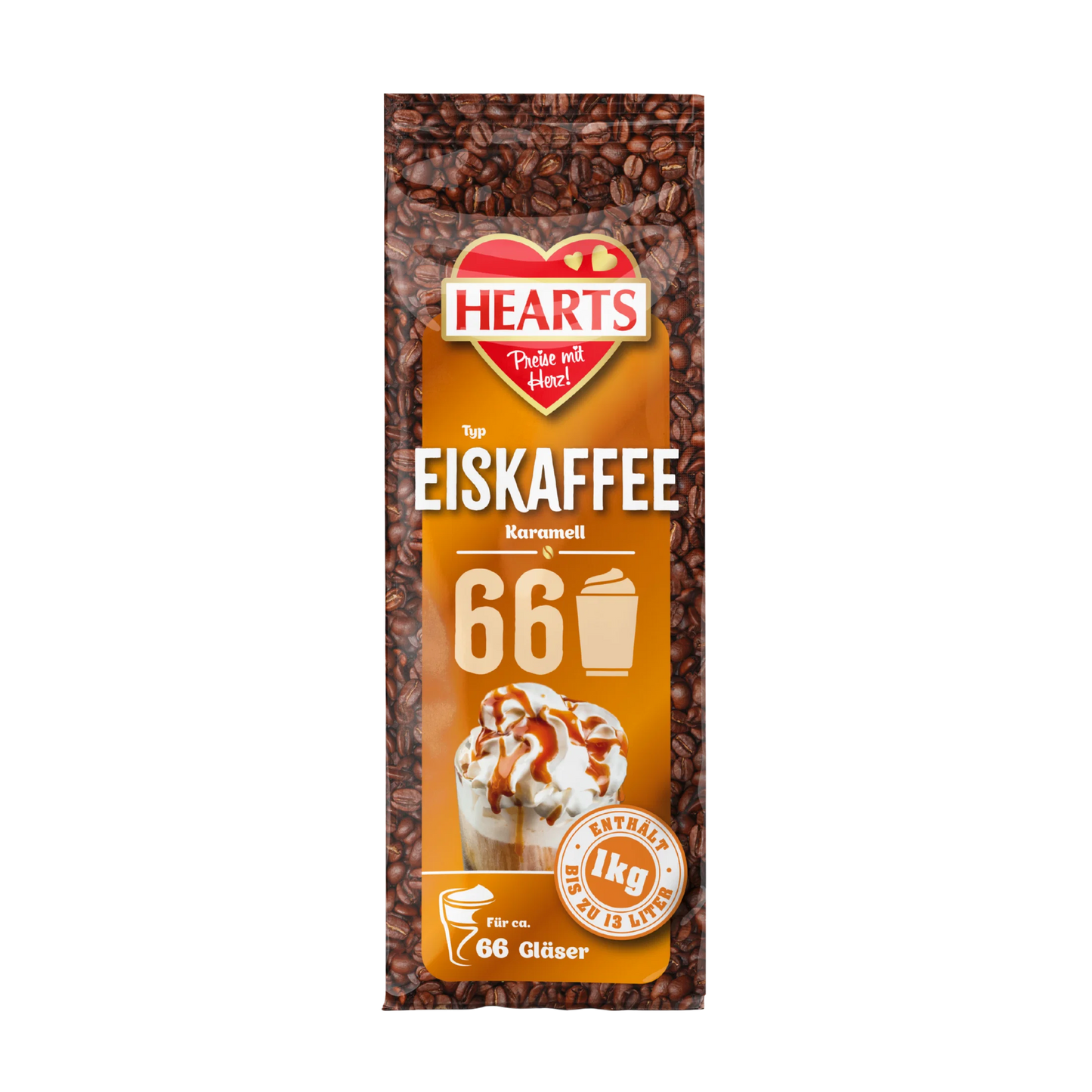 HEARTS Eiskaffee Karamell 1kg STBT