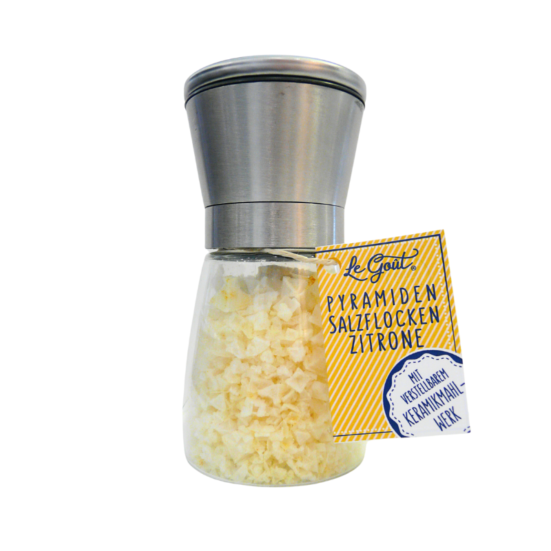 LE GOUT Pyramidensalz Zitrone 80g MHL