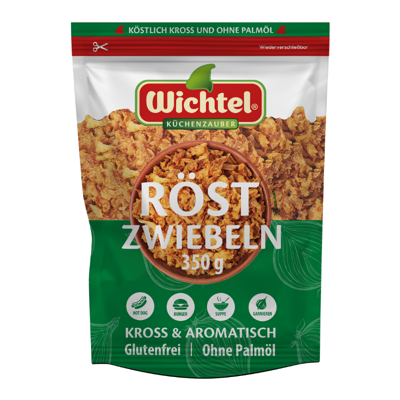 WICHTEL Röstzwiebeln 350g DOY BTL
