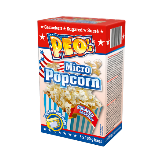 PEO'S Mikrowellenpopc. gezuckert 300g PK