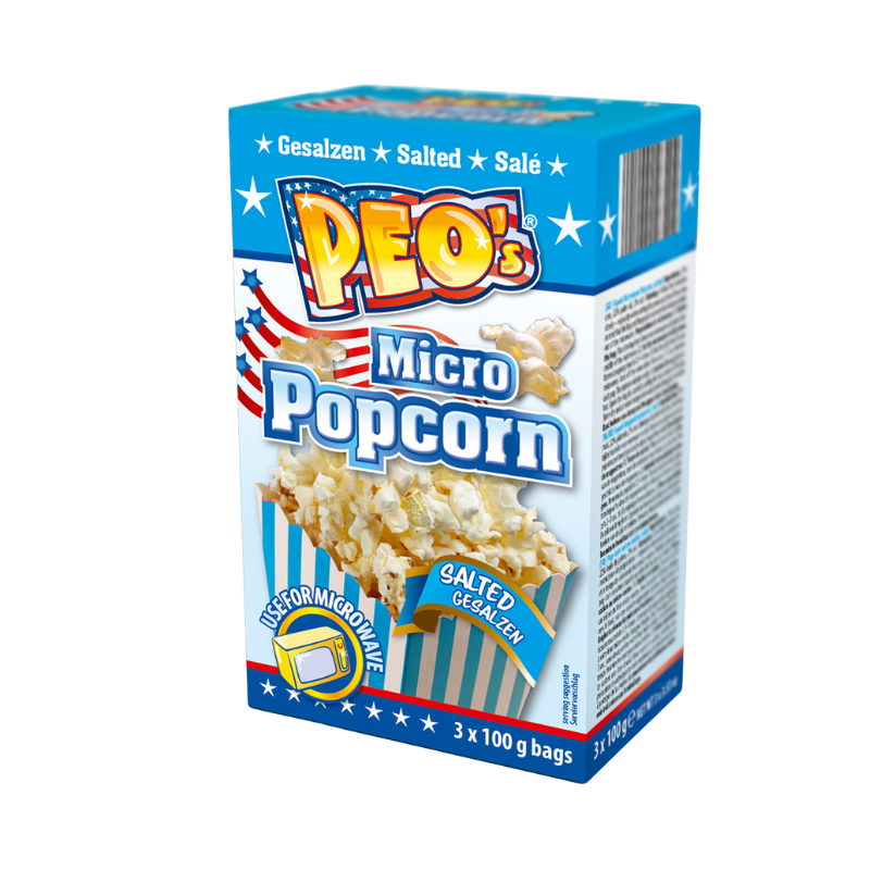 PEO'S Mikrowellenpopc. gesalzen 300g PK