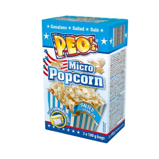 PEO'S Mikrowellenpopc. gesalzen 300g PK