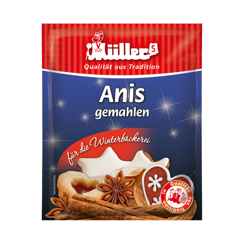 MÜLLERS Backgewürze Anis gem. 10g FLBT