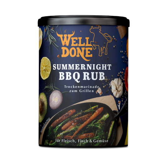 WELL DONE Summernight BBQ Rub 200g