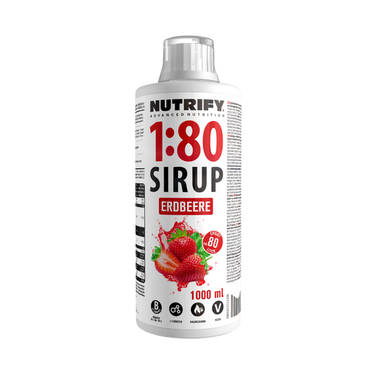 NUTRIFY Sirup 1:80 Erdbeere 1L