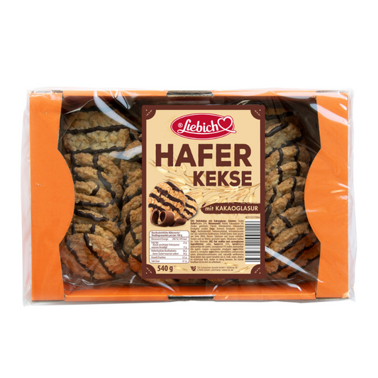 LIEBICH Haferkekse Kakaoglasur 540g PK