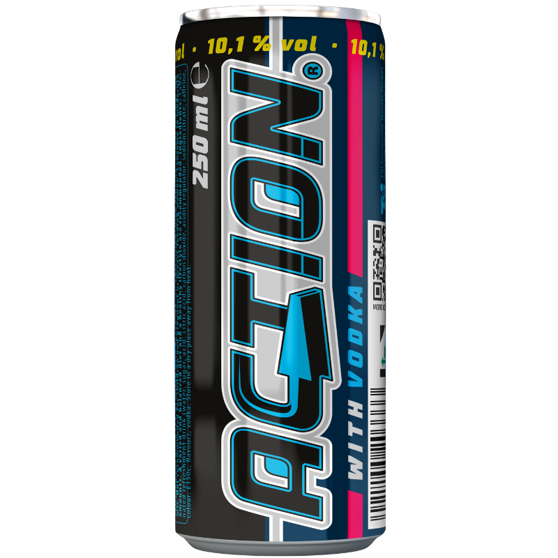ACT!ON Energy Vodka 10,1% 250ml DPG DS
