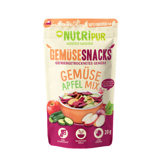 GEMÜSESNACKS Gemüse Apfel Mix 20g BT