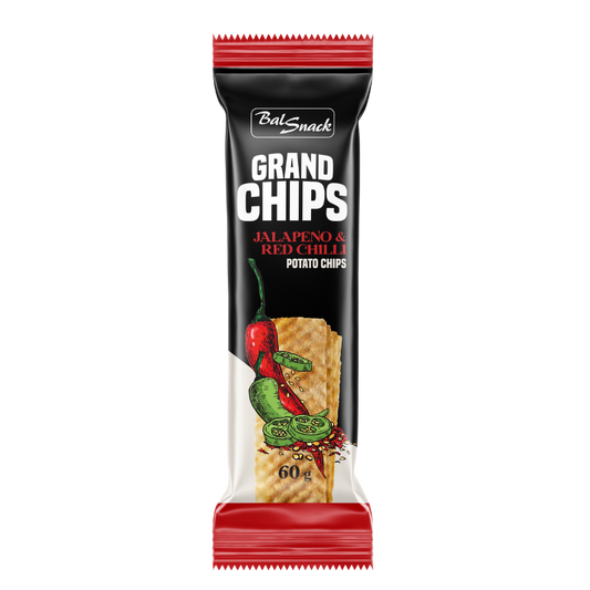 GRAND CHIPS Jalapeno- und rotem Chili-Geschmack 60g BT