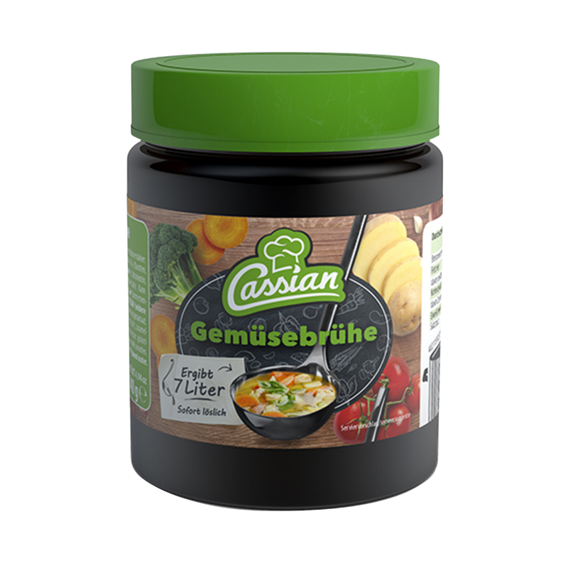 CASSIAN Klare Gemüsebrühe 140g PP DS