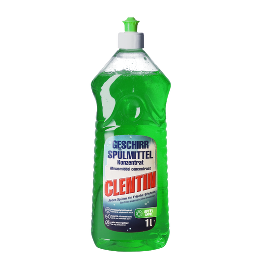 CLENTIN Geschirrspülmittel Apfel 1l PFL