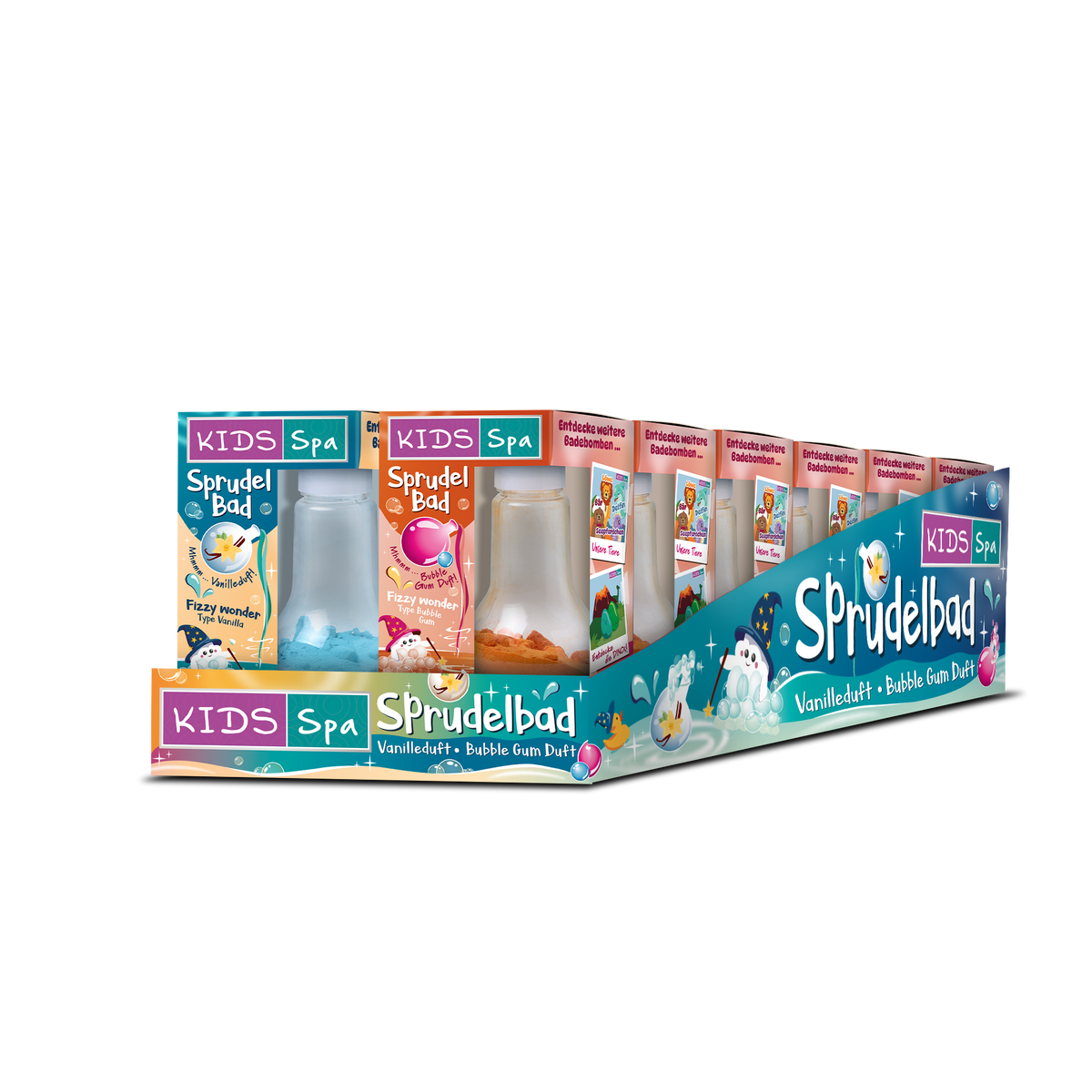 KIDS SPA Zaubertr. Badebom. 2f.sort. 60g