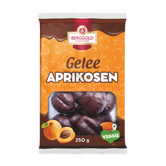 BERGGOLD Aprikosen schokoliert 250g PK