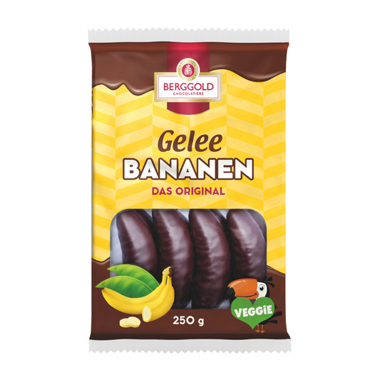 BERGGOLD Banane schokoliert 250g PK