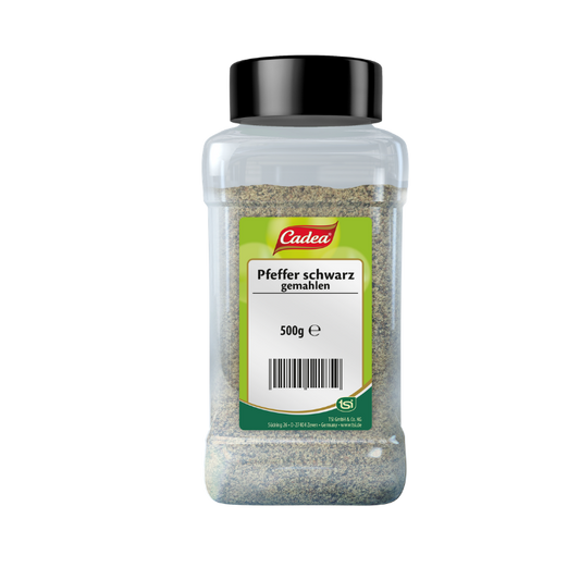 CADEA Pfeffer schwarz gemahlen 500g DS