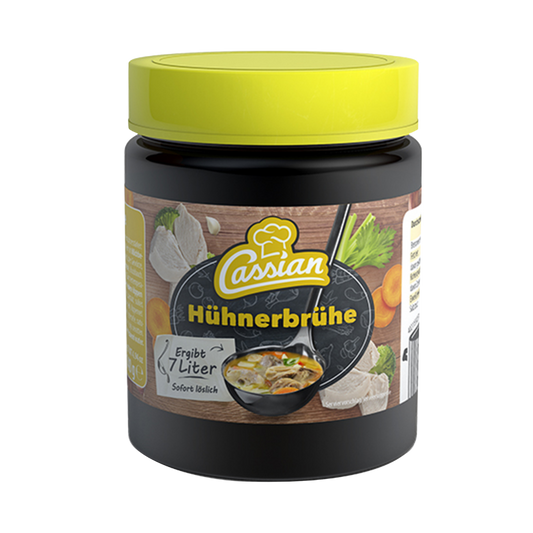 CASSIAN Klare Hühnerbrühe 140g Glas