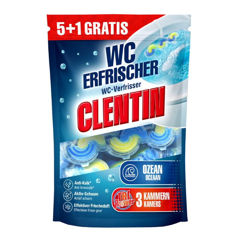 CLENTIN WC Spüler Ocean 6er Doyzip BT