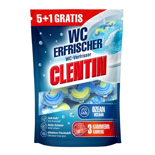 CLENTIN WC Spüler Ocean 6er Doyzip BT