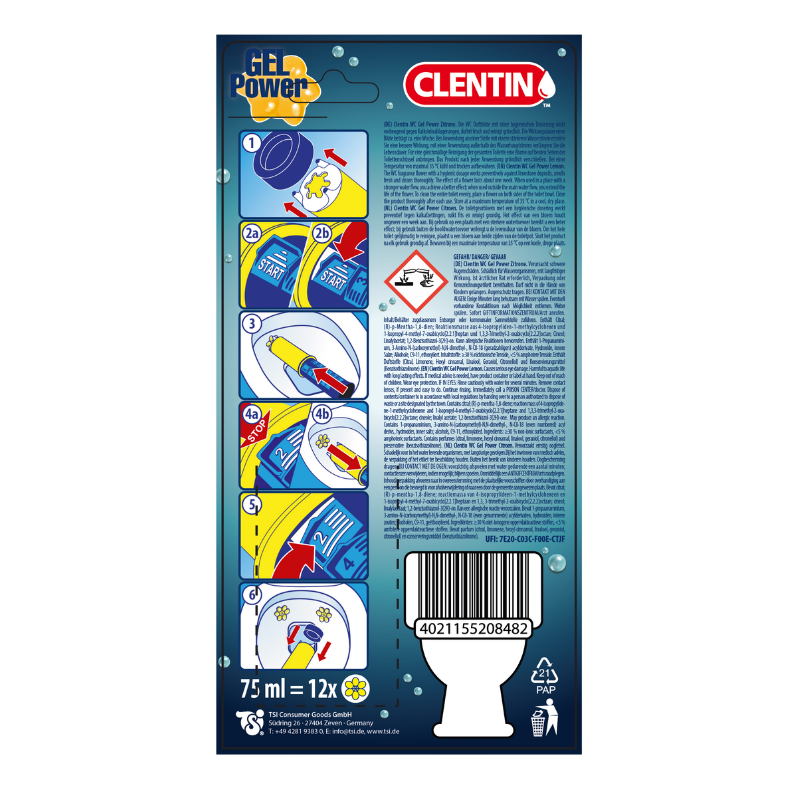 CLENTIN Gel-Power Lemon 75ml ST