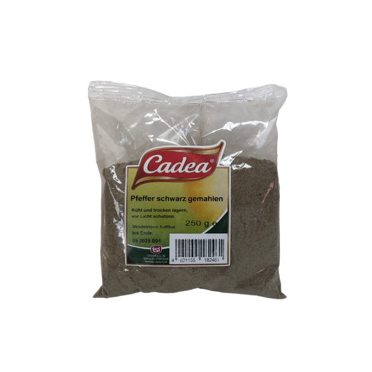 CADEA Pfeffer schwarz gemahlen 250g BT