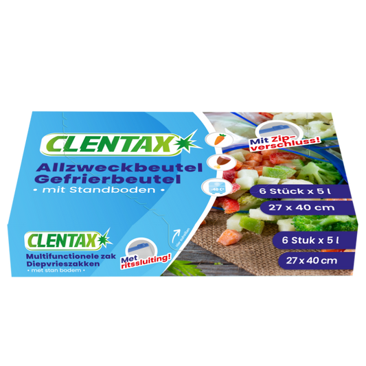CLENTAX Gefrierbeutel 6x5l PK