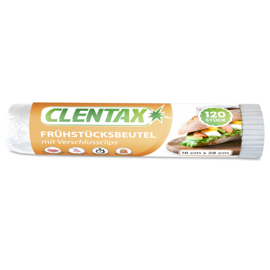 CLENTAX Frühstücksbeutel 120 Stück PK