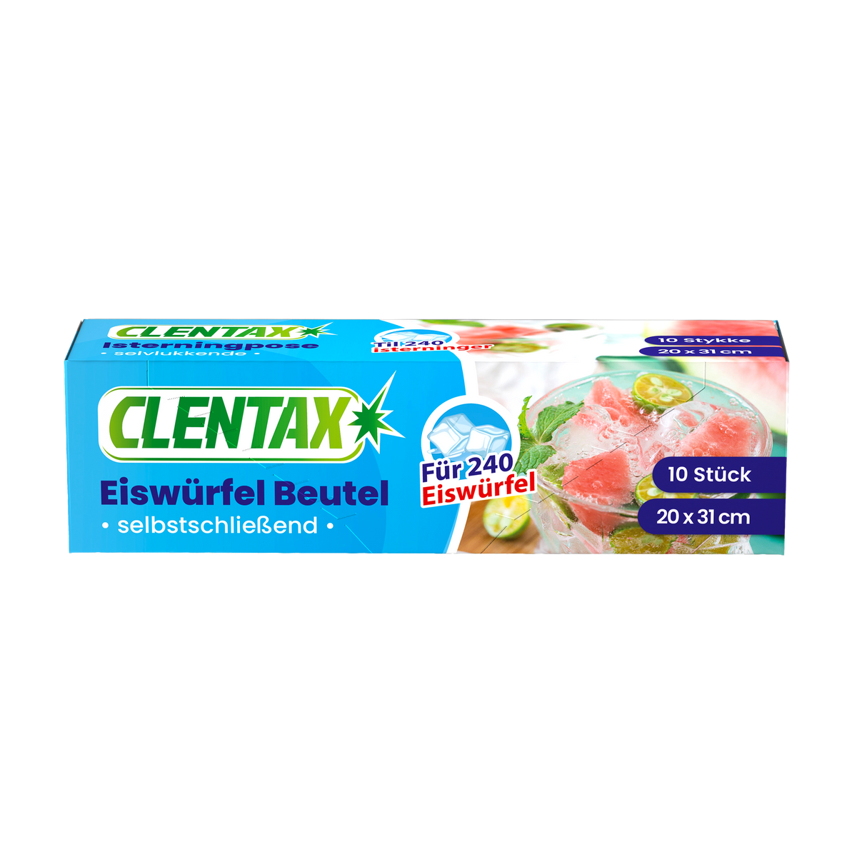 CLENTAX Eiswürfelbeutel 10 St. PK