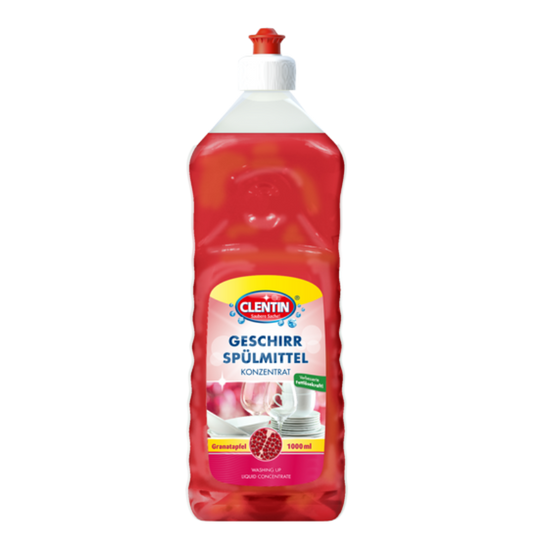 CLENTIN Geschirrspül. Granatapfel 1l PFL