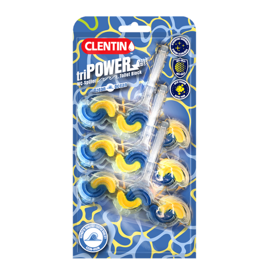 CLENTIN-WC Spüler 3er Bls Ocean