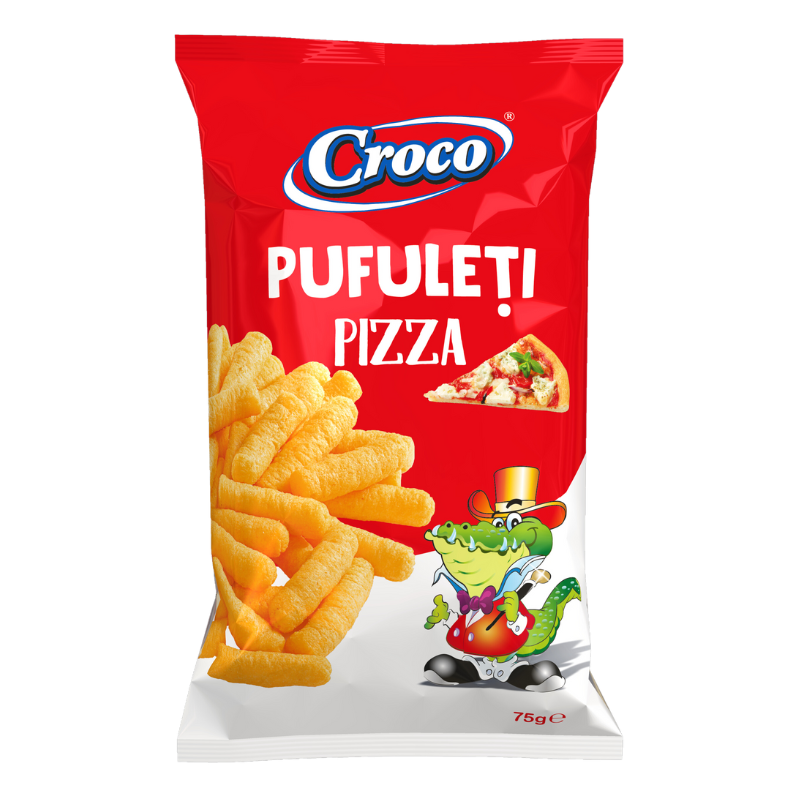 CROCO Pufuleti m. Pizzageschmack 75g BT