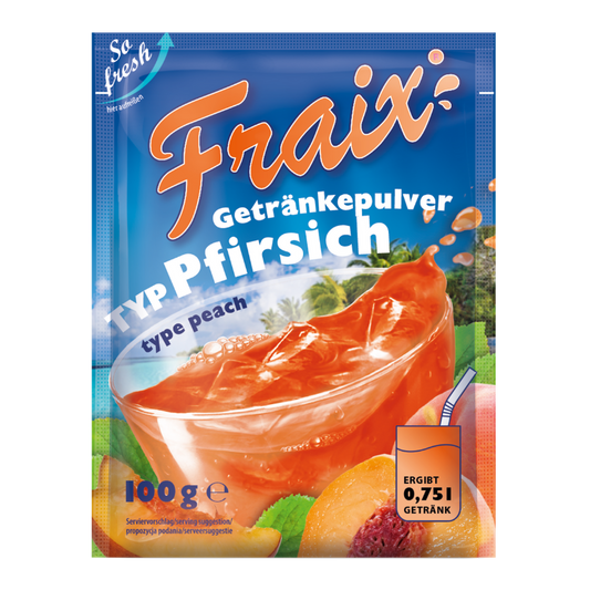 FRAIX Getränkepulver Pfirsich 100g BT