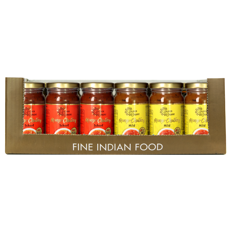GOLDEN ORIENT Chutney 2fach sort. 250g