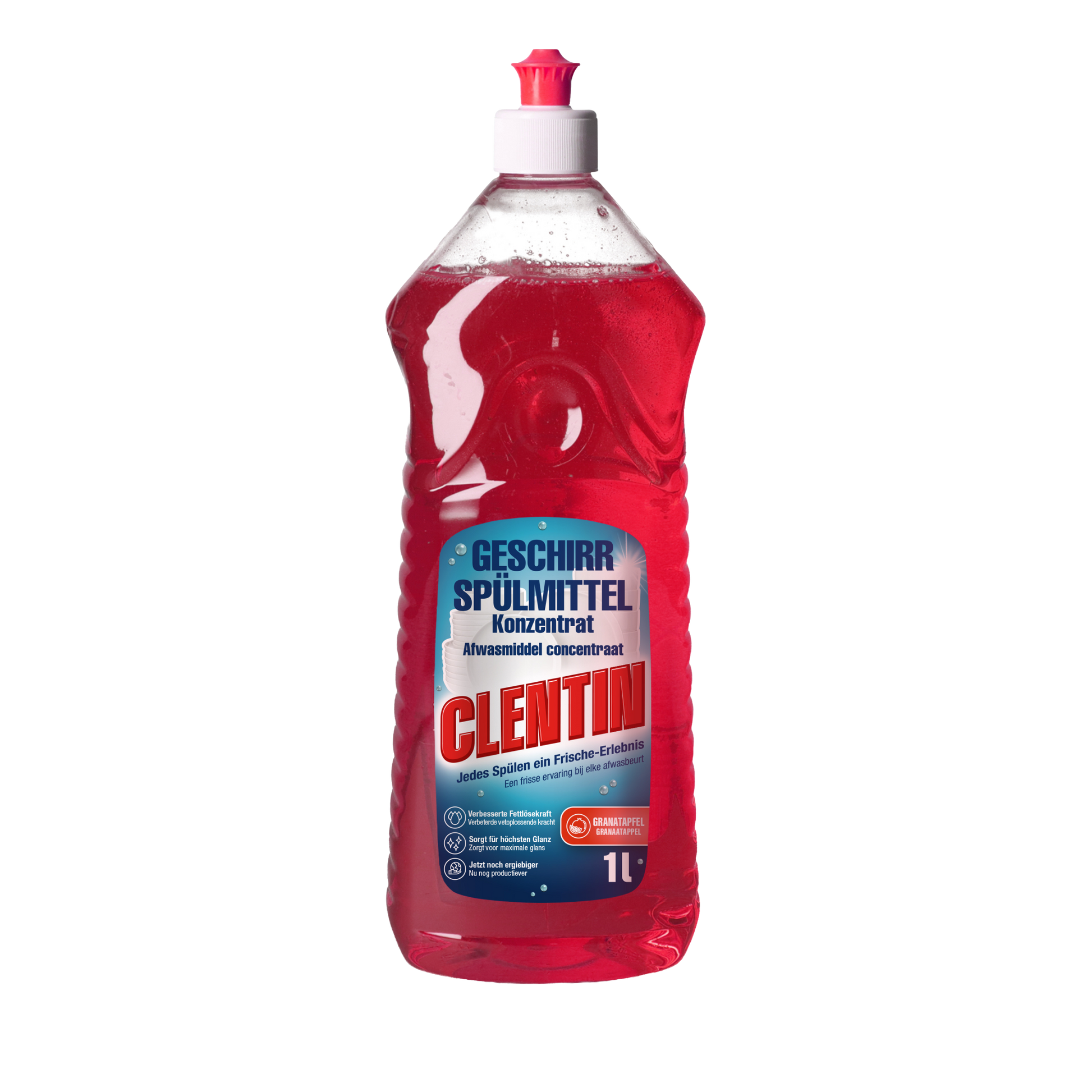 CLENTIN Geschirrspül. Granatapfel 1l PFL