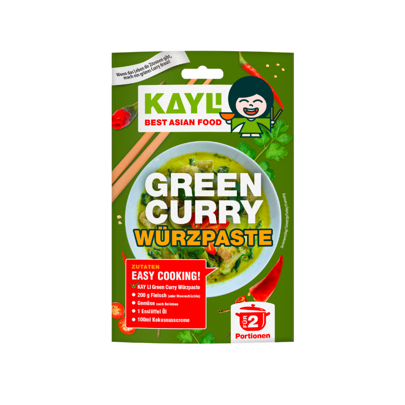 KAY LI Grüne Curry Paste 50g BT