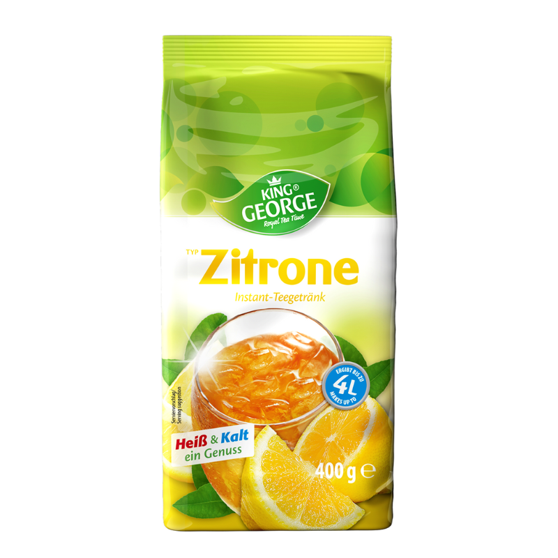 KING GEORGE Teegetr. Zitrone 4L 400g BT